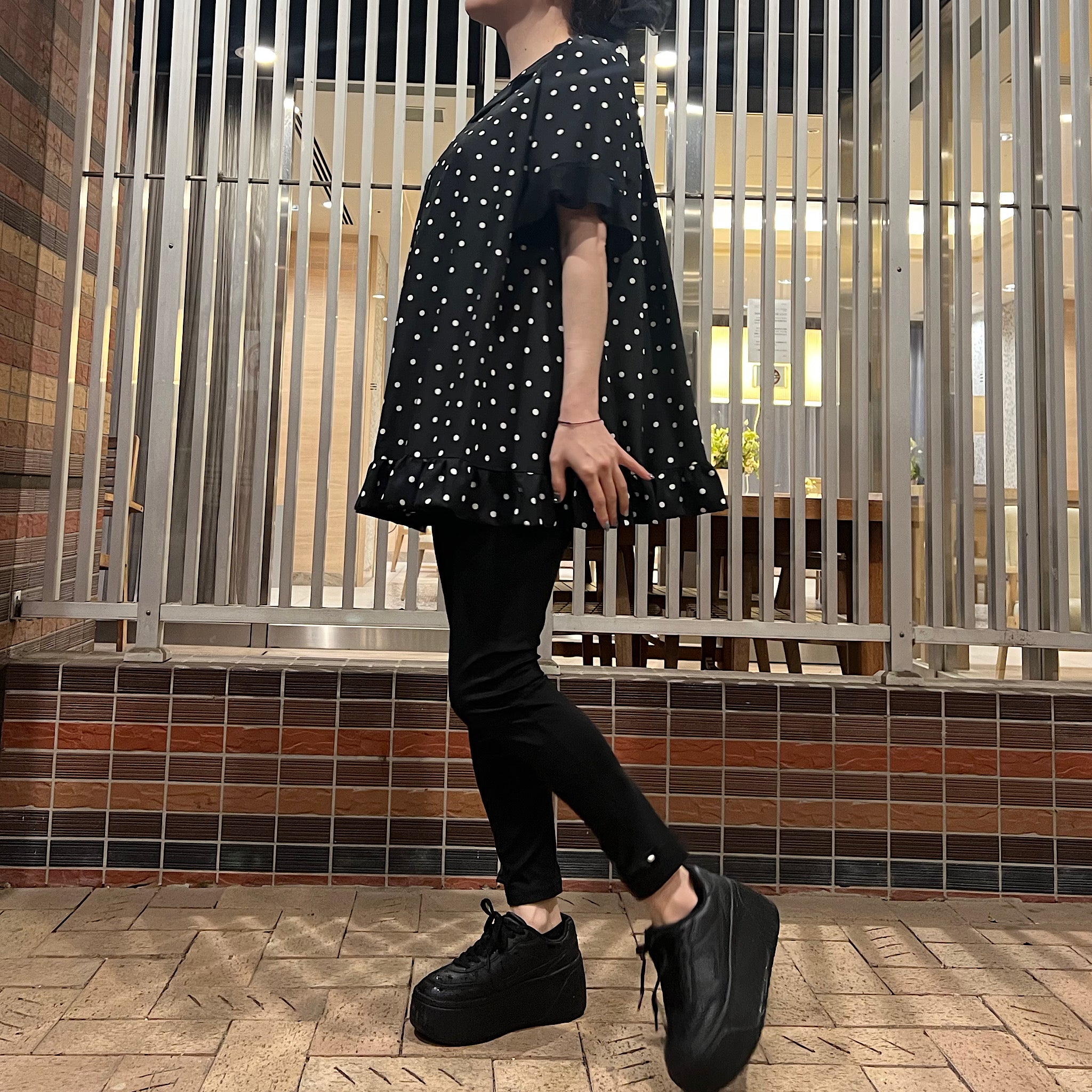 BLACK or WHITE DOT チュニックブラウス[S262BV101] – SONO LIMITED STORE