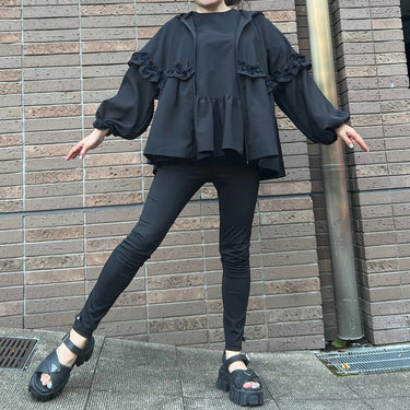 SONO LIMITED STORE シマリングフリルフーディ SONO LIMITED シマ